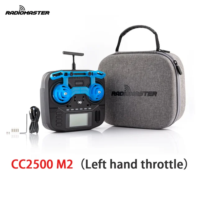 RadioMaster Boxer Crush - Mando A Distancia 2.4GHz 16 Canales Con Gimbal AG01 Hall Y ELRS Para Drones Y RC