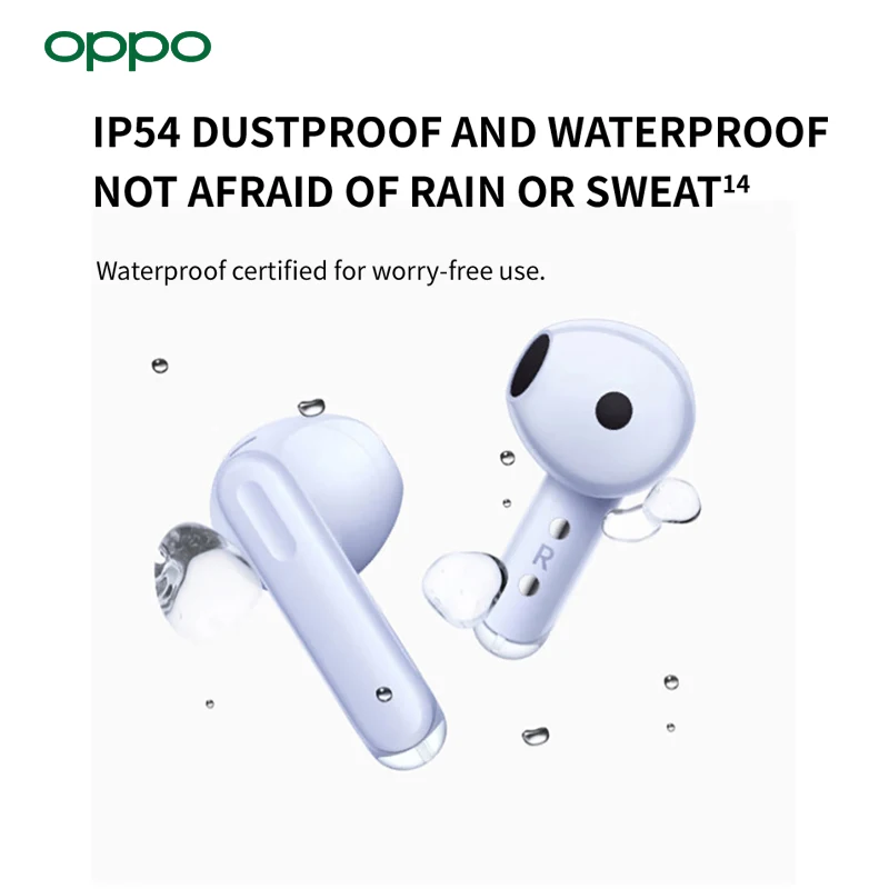 Original OPPO Enco Air3 Earphone AI Noise Reduction Earbuds Wireless Bluetooth 5.3 Headset HiFi Stereo Game Headphones Air 3 6