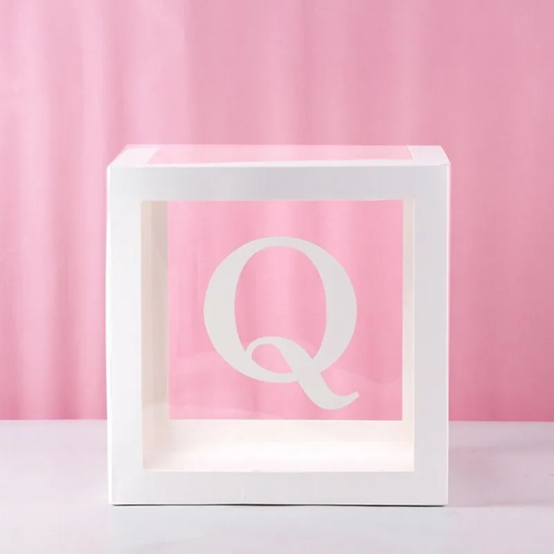 Clear Balloon Box for Baby Shower, Birthday, or Wedding Party Decorations