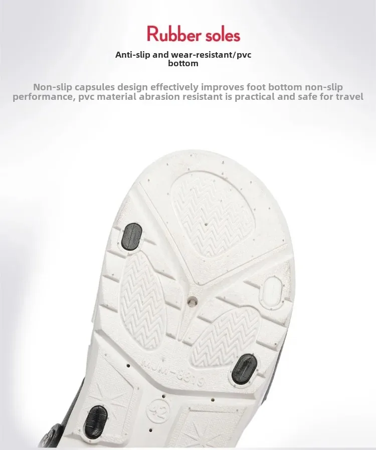 Sandales décontractées pour hommes, chaussures de plage confortables