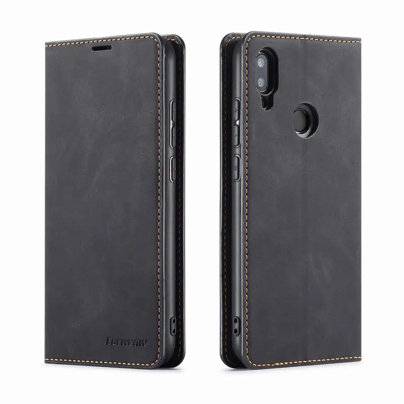 Stong Magnetic Case For Xiaomi Redmi Note 7 Pro Leather Luxury Flip Cover s 7S Wallet Phone Cases |