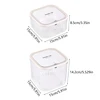 Hair Accessories Organizer Acrylic Storage Box Clear Hair Tie Organizer For Headband Laundry Pods Container Desktop Storage Box 2