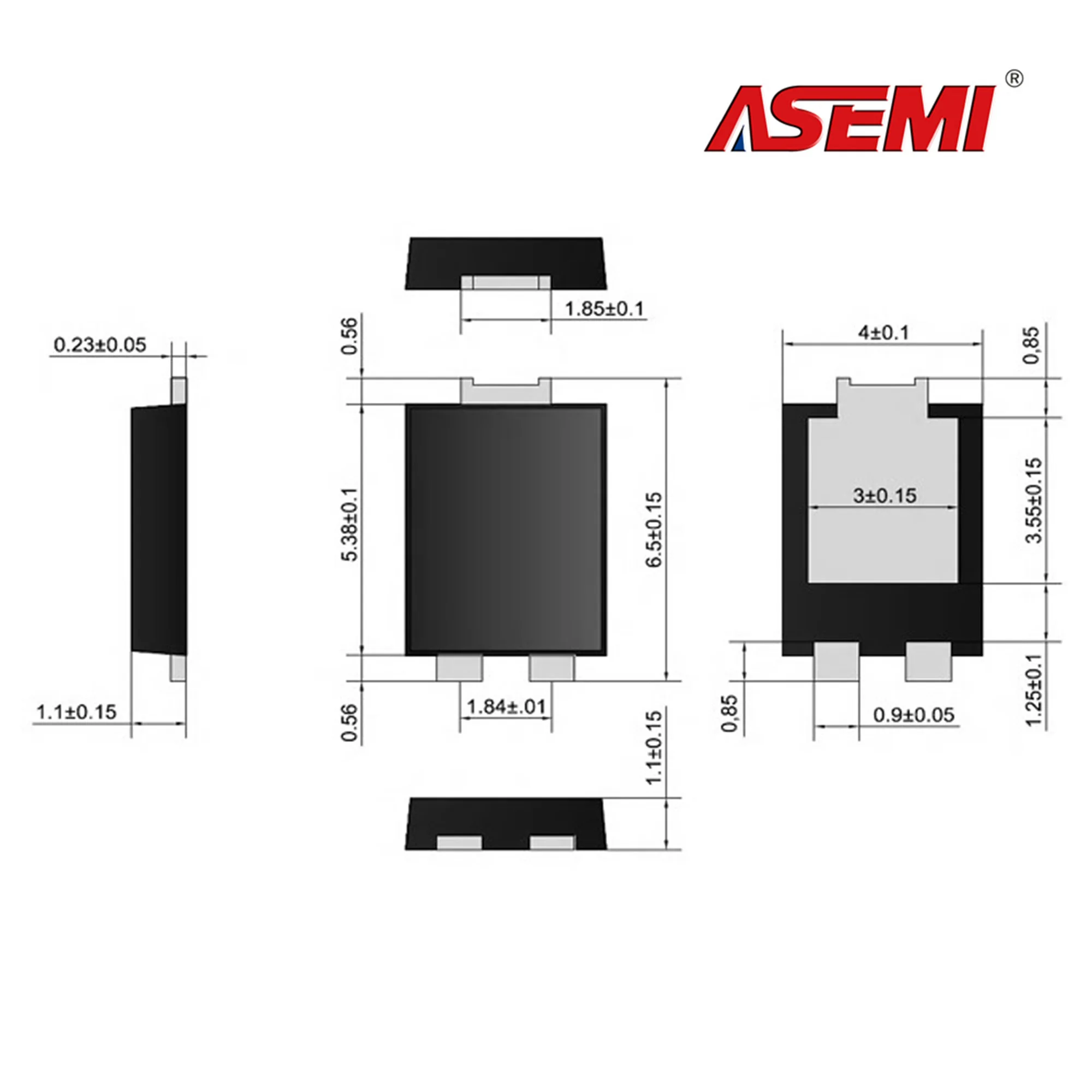 ASEMI 10V60 ER10V60GY SB1060L 110mil TO-277 10A 60V Low VF Schottky Diode 5PCS For Mobile Fast Charger