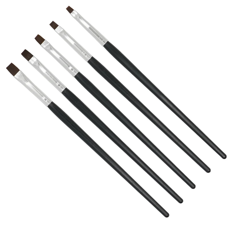 5pcs Dental Porcelain Resin Brush Pens Shaping Silicone Adhesive Composite Porcelain Brushes Dentist Tools Dentistry Lab Tool