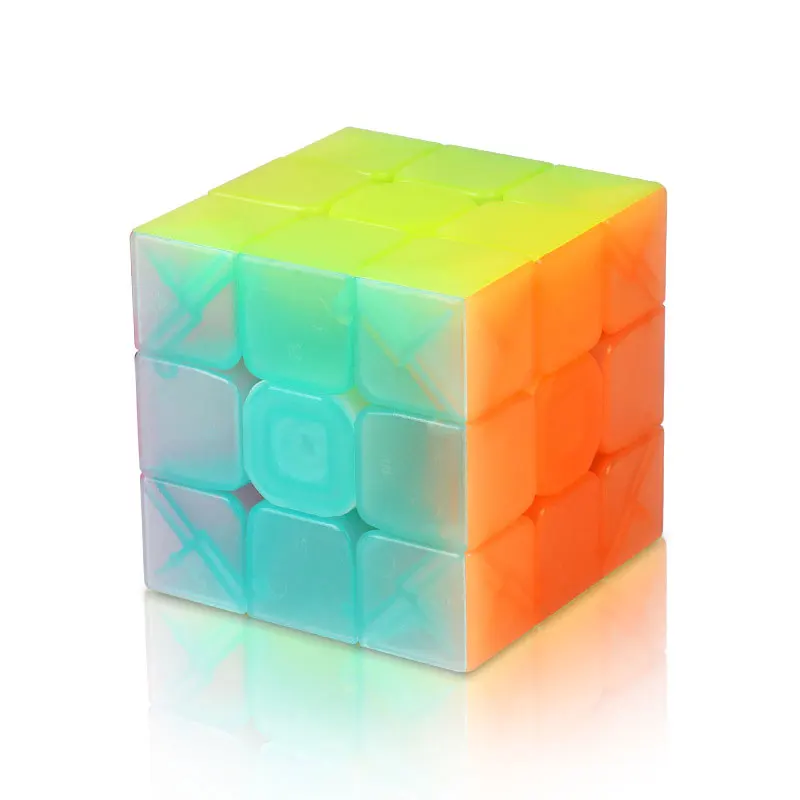 Cube Puzzle Professional 2x2 3x3  Smooth Magic Cubes Stickerless Puzzles Speed Cube Gift Children Early Education Toys