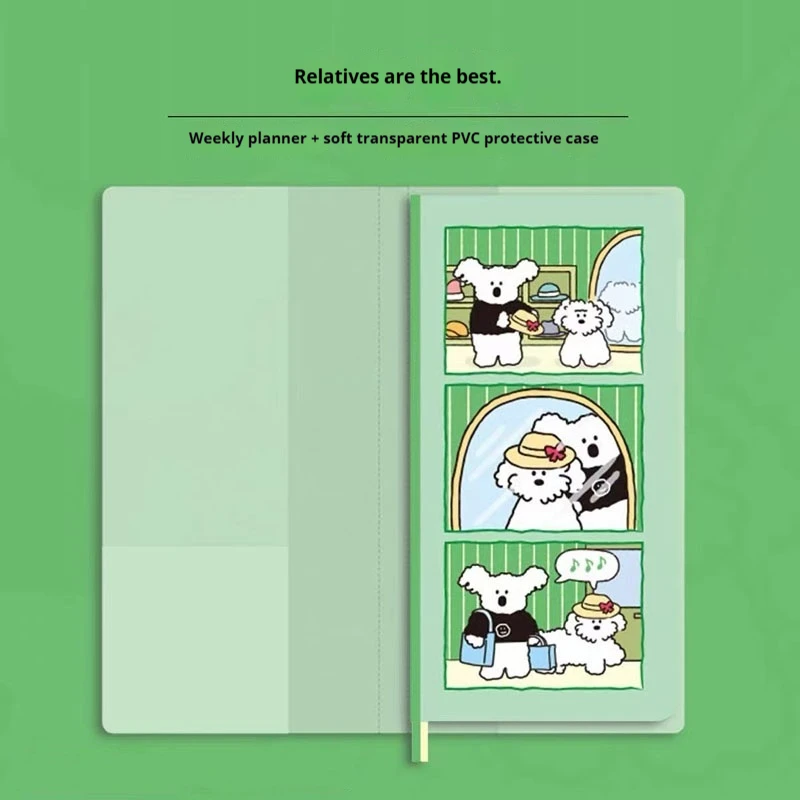 Weekly Planner Notebook with 2-Page Layout - Undated To-Do List Pocket Handbook
