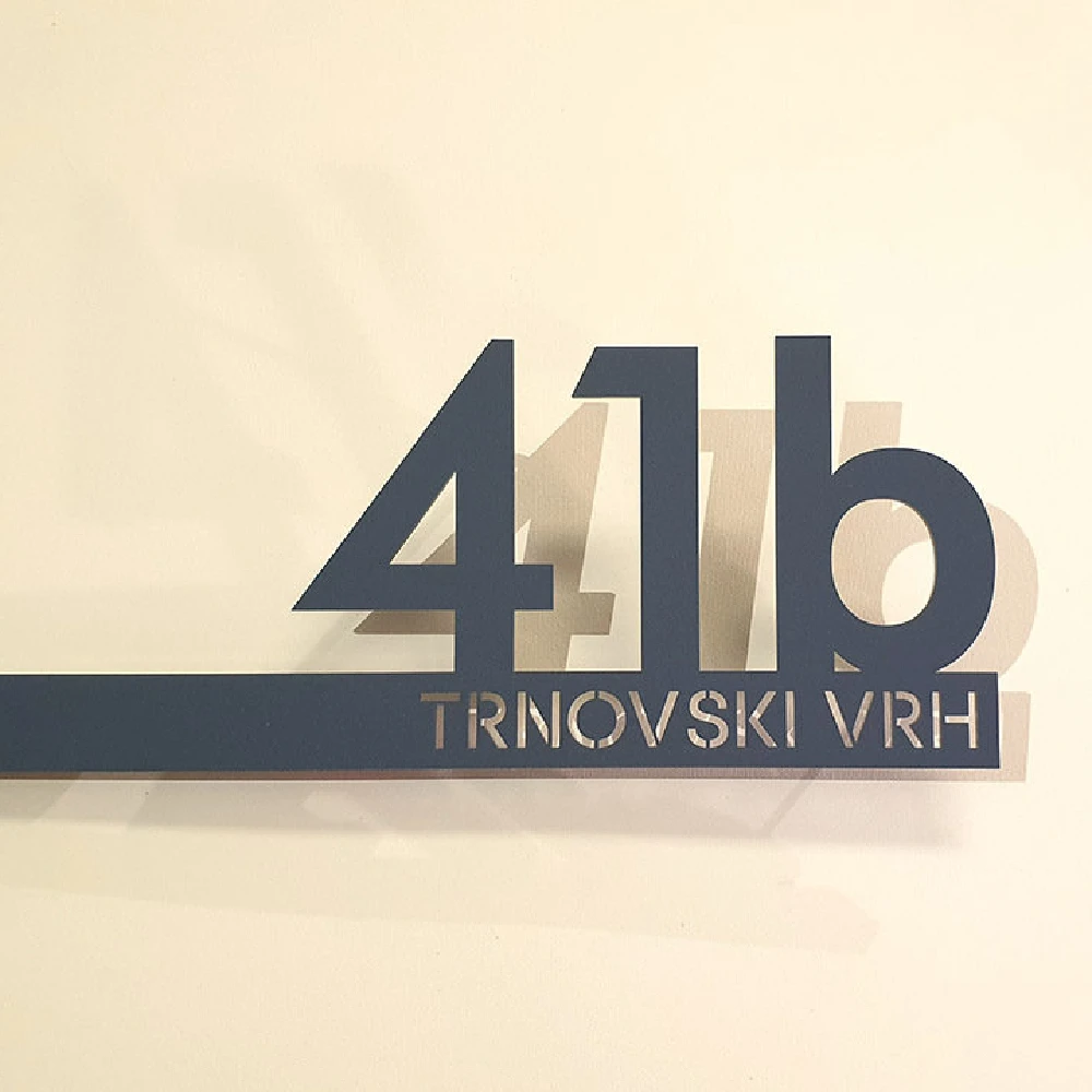 House Number Signs House Numbers Number Plate Nordic House Number Creative Laser Cut Acrylic Floating