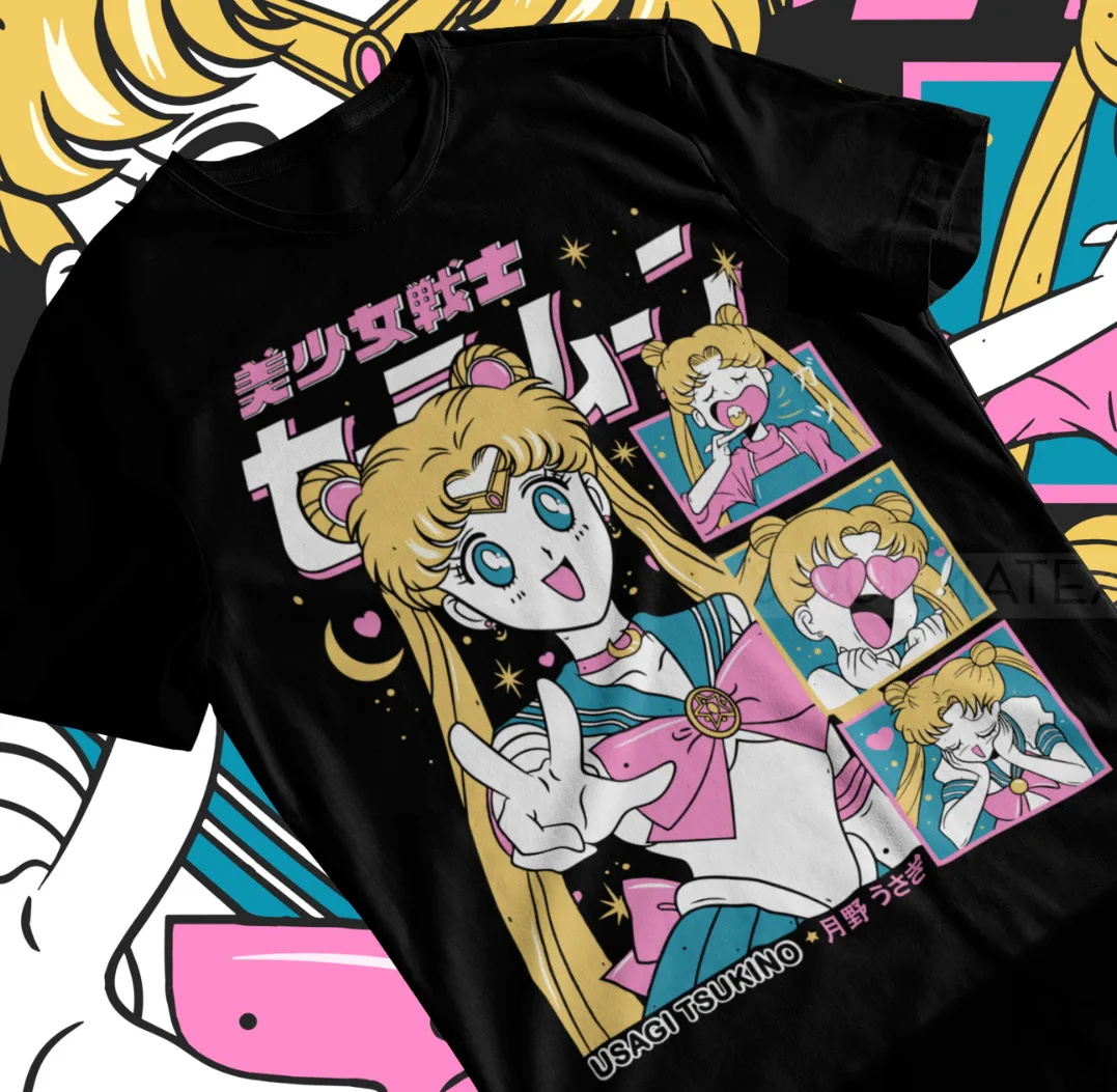 

Sailor Usagi Tsukino T-Shirt Anime Girl Unisex Shirt Soft Tee All Sizes