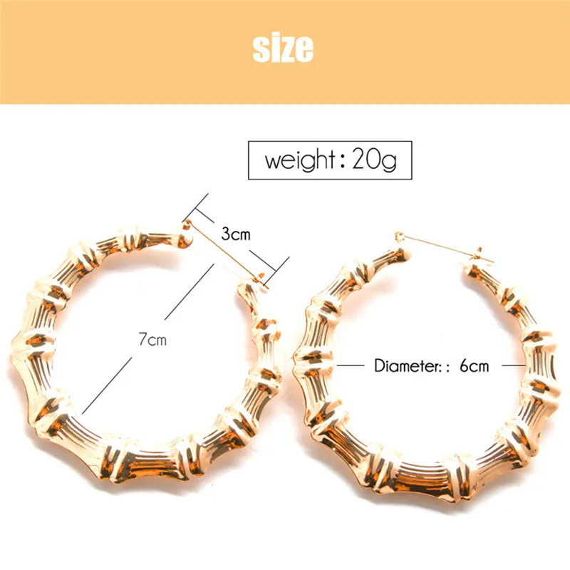 Pair Women Hoop Earrings Basketball Wives Earrings Large Gold