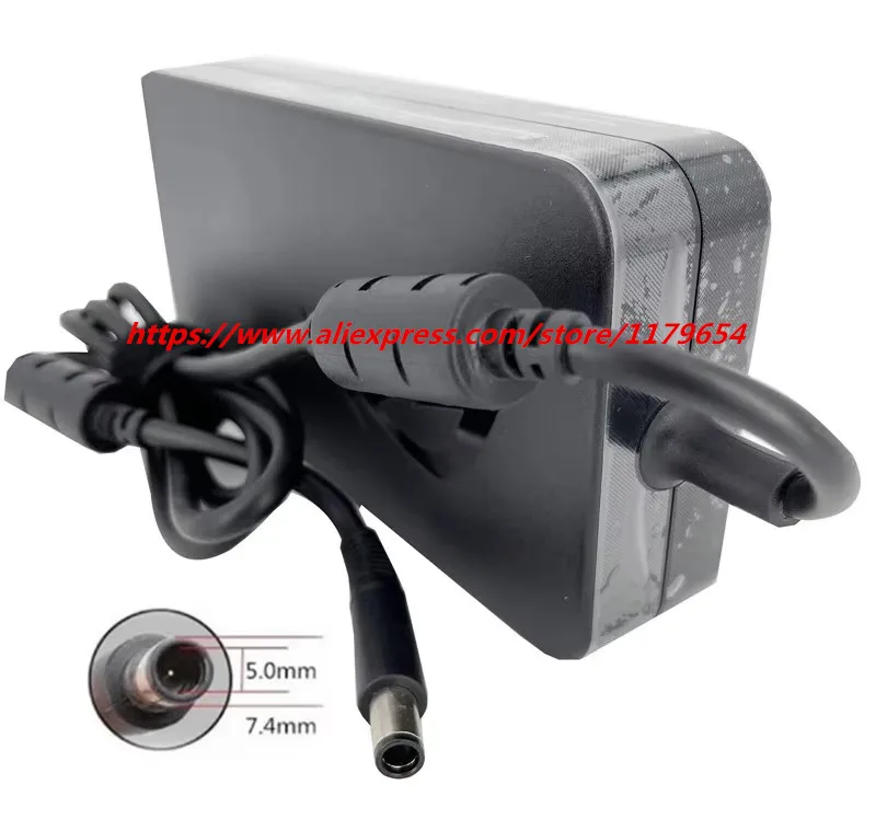 ノートブック電源用の純正ACアダプター,20v,14a,280w,7.4x5.0mm