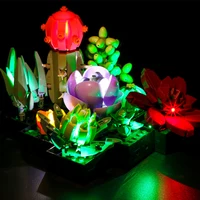 14Pcs Dots LED Light Bricks Compatible with Brand Building Blocks Light for Night Light Model Lighting Decorative Lighting 2