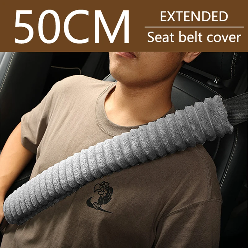 

27/50CM Car Seat Belt Shoulder Guard Padding Pad Car Accessories Polyester Universal Comfortable Shoulder Pad Protector Supplies
