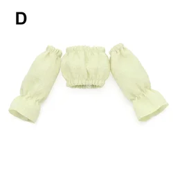 Trendy Fashion Doll Outfit: T-shirt, Skirt, and Candy Color Pants - Casual Wear Doll Accessories (D)