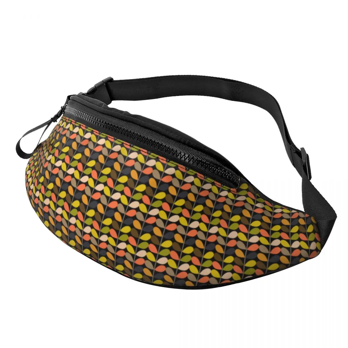 

Fashion Multi Stem Orla Kiely Flowers Fanny Pack Traveling Multi Stem Orla Kiely Flowers Crossbody Waist Bag Phone Money Pouch