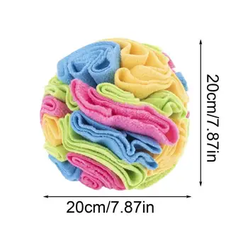 Sniff Mat For Dogs Pet Snuffle Ball For Dogs Dog Feeding Mat Dog Interactive Toys Food Mat Encourages Foraging Skills For 6