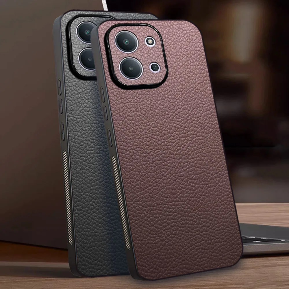 Luxury Leather Business Silicone Durable Phone Case