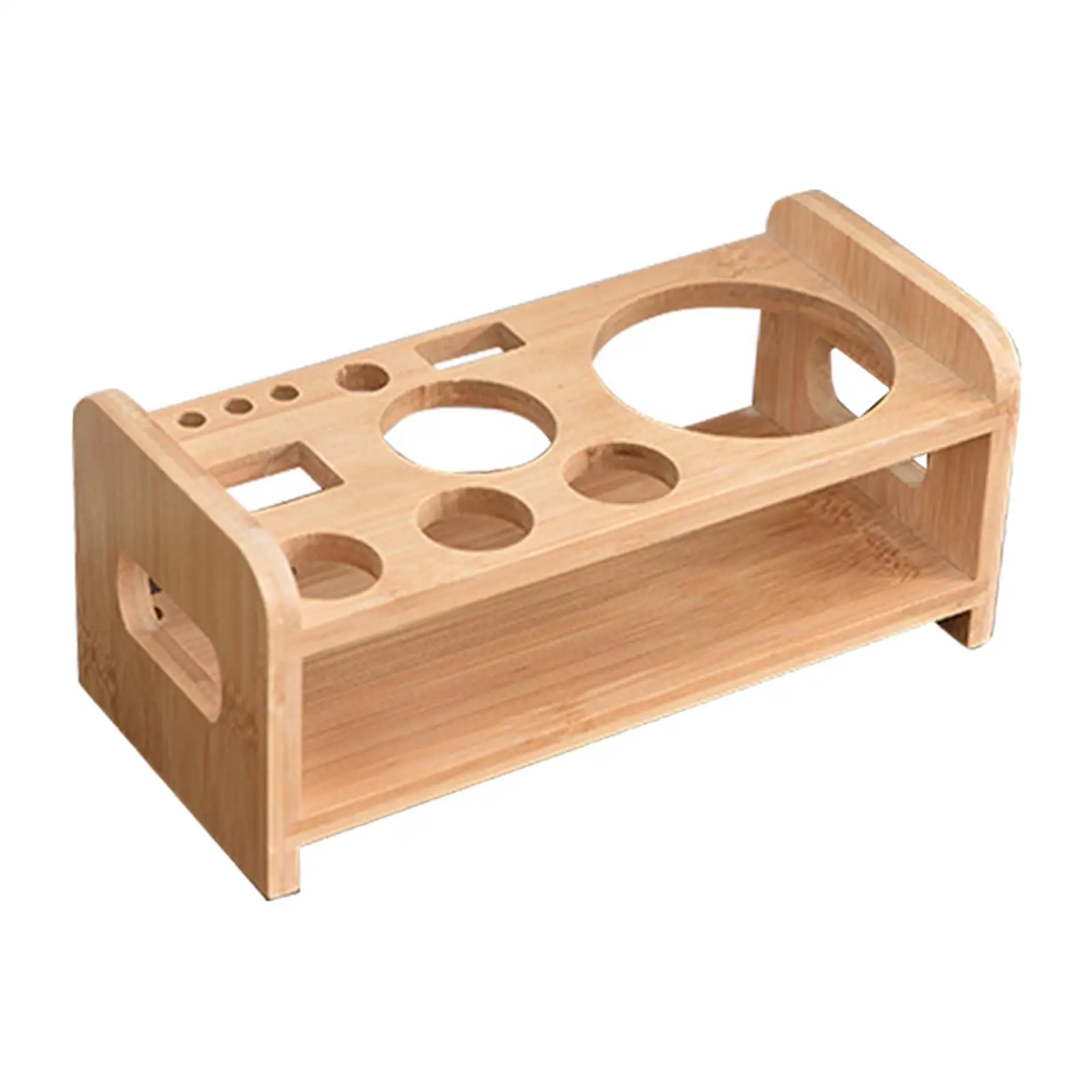Bartending Tool Stand Wooden Durable Barware Drinkware Set Stable for Bar