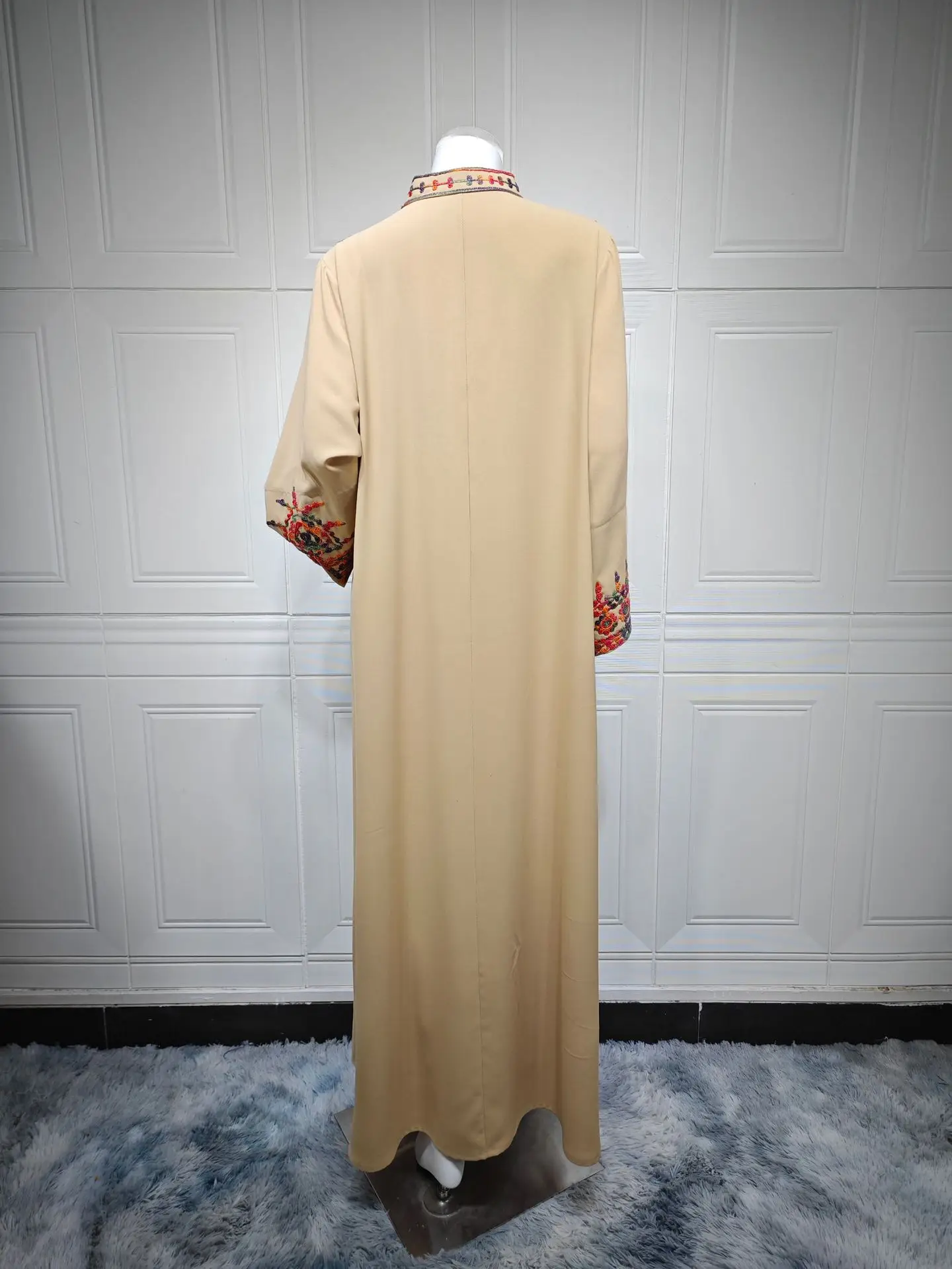 فستان إسلامي لعيد رمضان، قفطان مغربي مبهر، ملابس إسلامية تركية سعودية، جلابية للحفلات