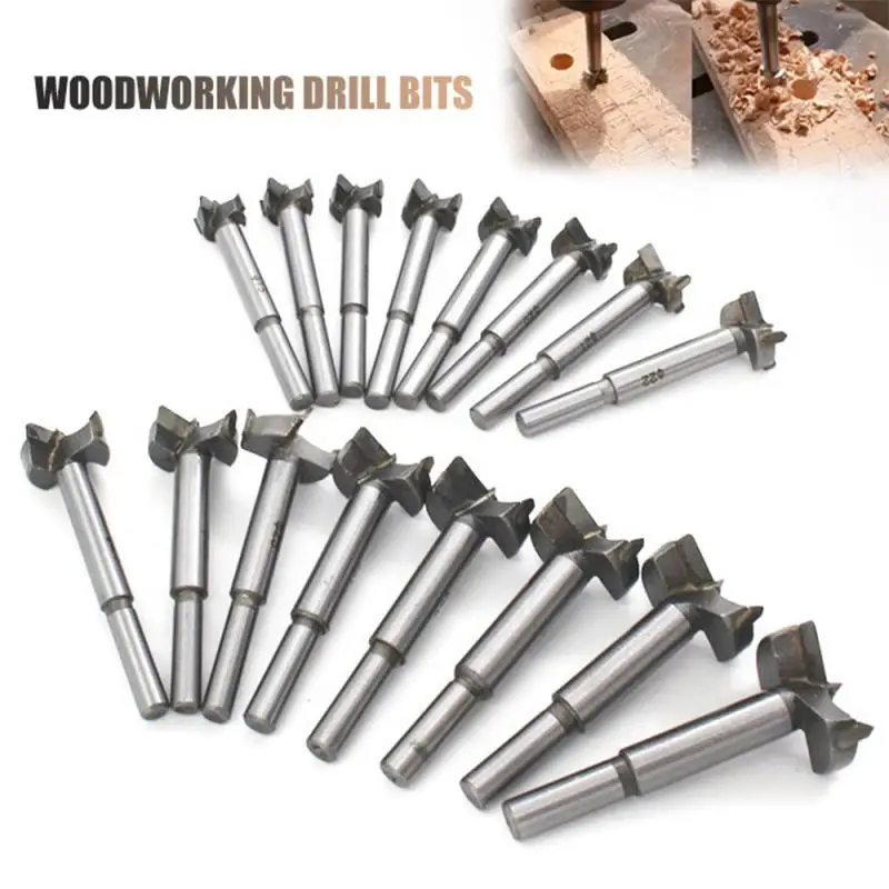 

Set Core Drill Bits Professional Forstner Woodworking Hole Saw Wood Cutter For Rotary Tools 15-35mm tools drill