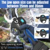 Swansoft SW-8608 35mm cordless electric pruning shears with LED progressive cut, 16.8V 4AH 4AH battery 6