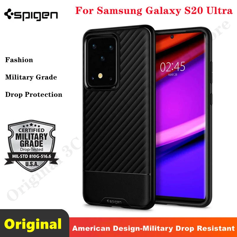 Samsung S20 Ultra Spigen Case Galaxy S20 Black Tpu Case Spigen