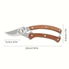 Pruning shears full set of gardening shears garden elbow garden scissors picking fruit shears spring manual tool scissors 5