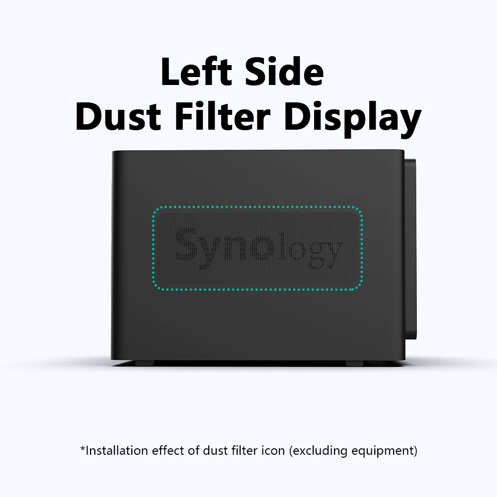 Adjnpcy Tampa do Filtro de Poeira para Synology Nas Ds916 Mais Ds416 Ds416play Ds415 Ds415play Ds414 Ds412 Mais 4bay Armazenamento - Imagem 5