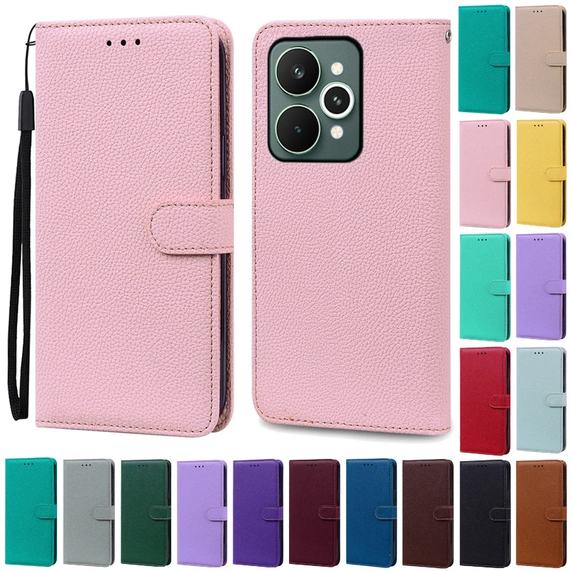 Leather Wallet Flip Case with Magnetic Closure – Elegant Book Cover and Protective Sleeve