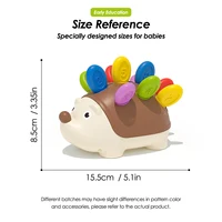Children's Splice Hedgehog Digital Color Matching Toy Children's Splice Hedgehog Digital Color Matching Toy 2