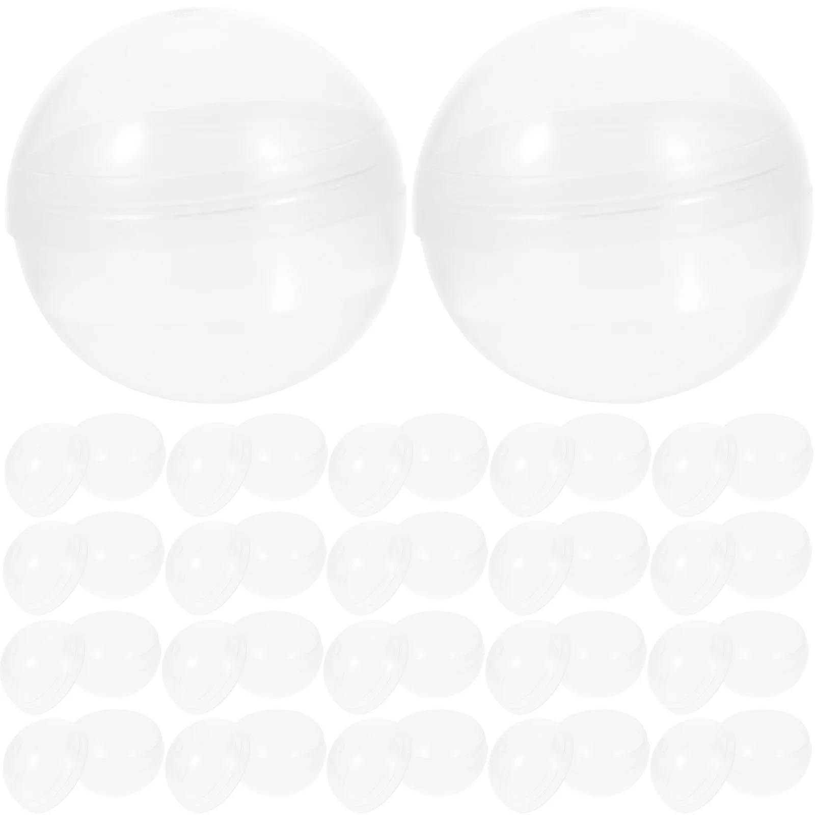 

50 Pcs Shell Packaging Ball Toy Baby Kids Claw Machines Balls Plastic Gumball