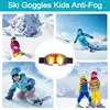 Kids Snow Snowboard Goggles Anti-Fog Ski Goggles Snowboard Goggles Anti-Fog Comfortable And Warm Soft Snow Goggles For Birthday 5