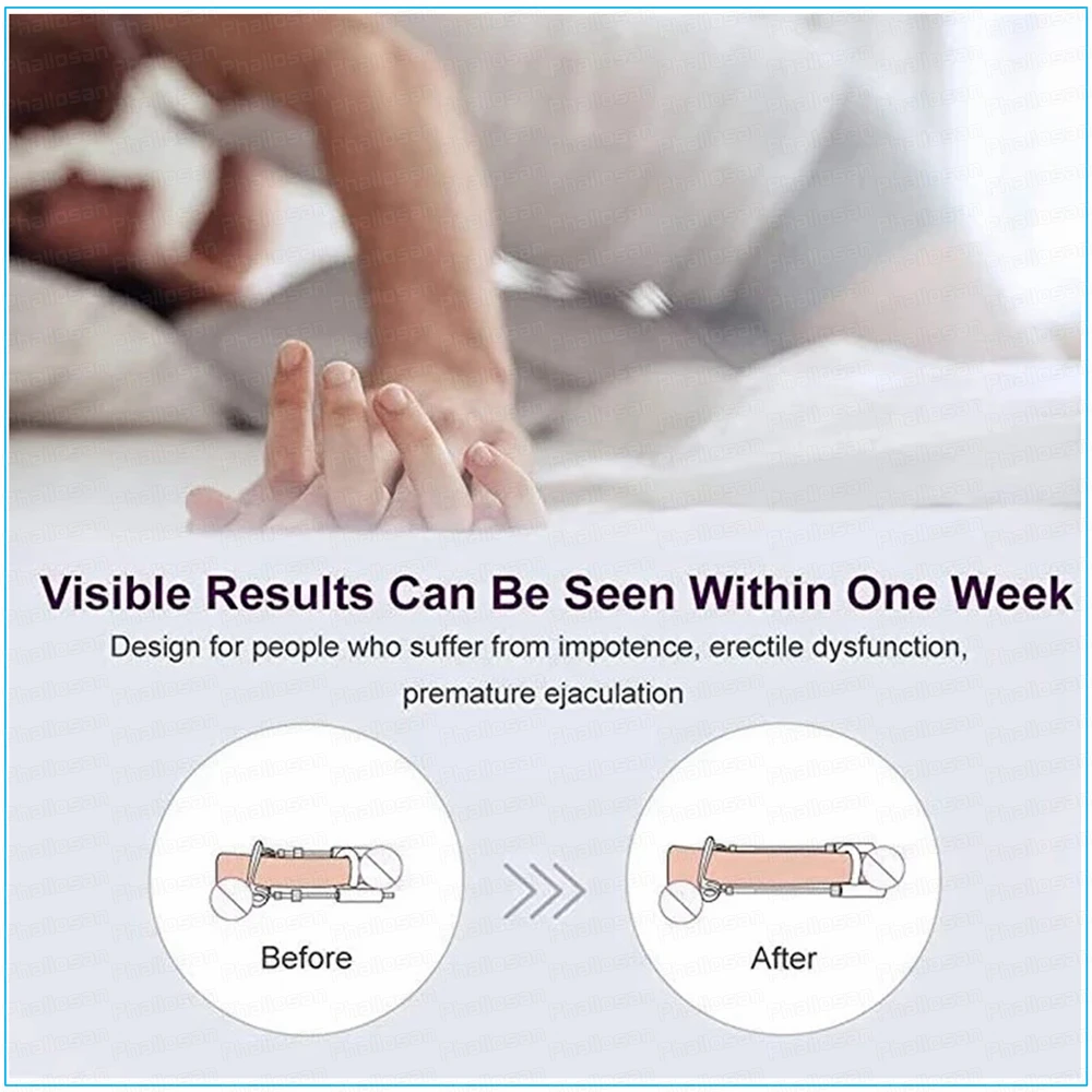 4th Male Penis Penis Extender Enlargement Edge Strap Dick Enlargers Manual Pump Male Stretcher Dildo Sex Toy Masturb for Men 18+