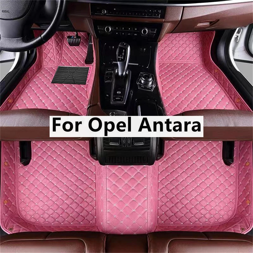 

Solid Color Diamond Custom Car Floor Mats For Opel Antara L07 SUV Foot Coche Accessories For Carpets