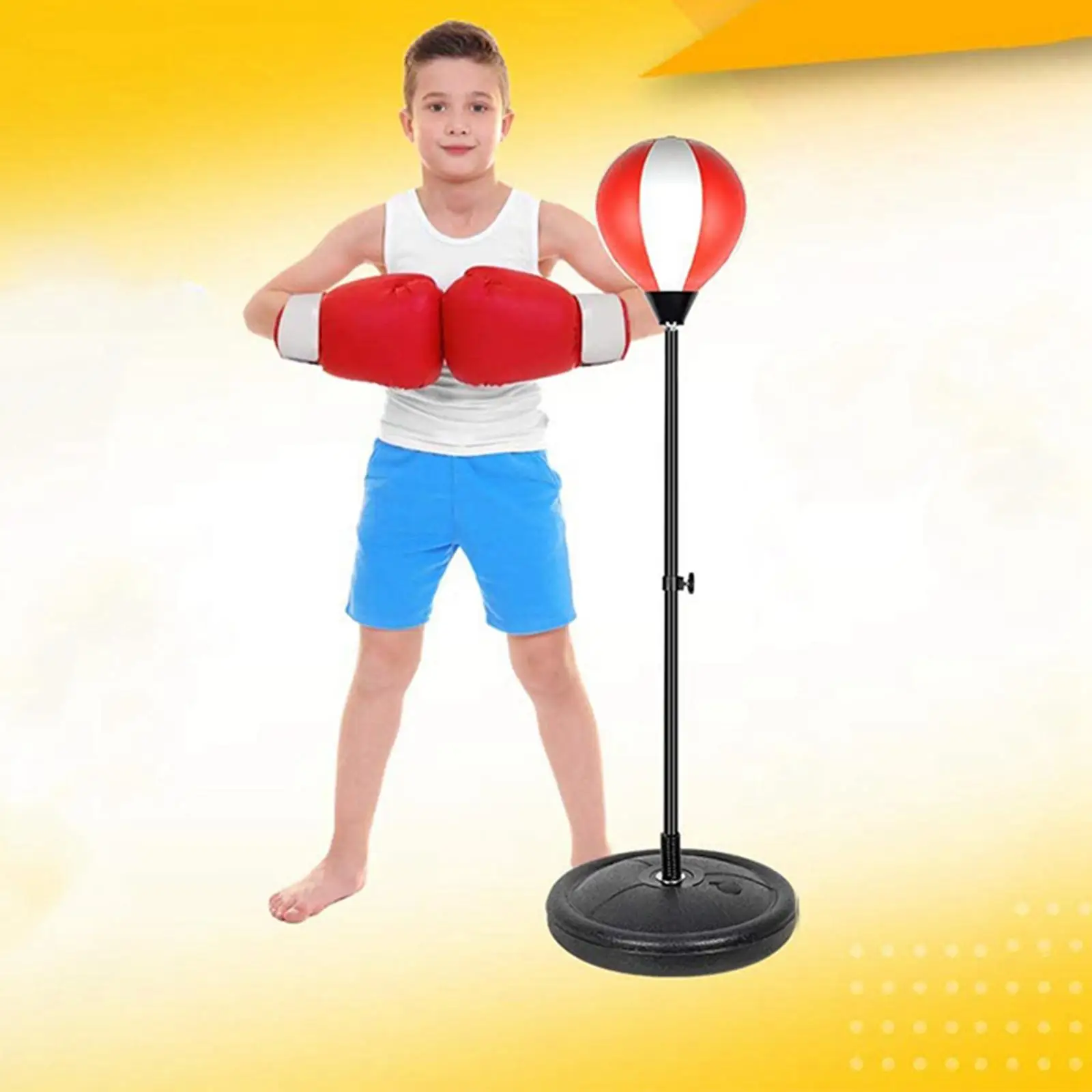 Punching Bag for Kids Speed Easy to Assemble Inflatable for Gift Junior Boys