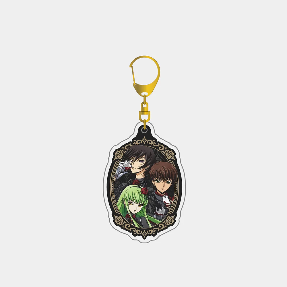 Gothic Vampire Style Anime Acrylic Stand & Keychain Set – Desk Decoration Collectible Gift