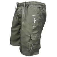 Summer New Five-point Shorts Men's Fashion Casual Trend Loose Comfortable Multi-pocket Cargo Pants Sports Outdoor Short Pants 1