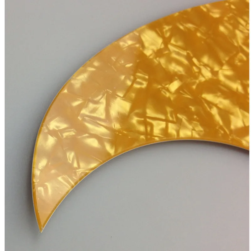 Pleroo Guitar pickgaurd-DIY Acoustic Guitar Pick guard Blank sheets Parts, Gloden Pearl
