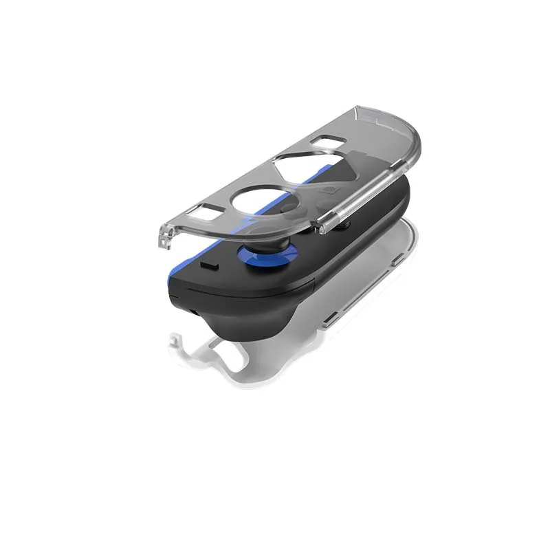 HBS-2816 Magnetic Hard Shell Transparent Case for Game Controller Protective Case Crystal PC Cover for Nintendo Switch 2 Joypad