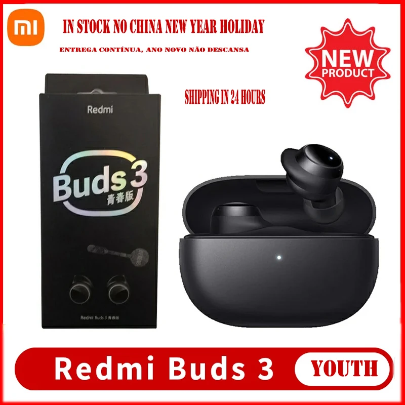 Наушники Xiaomi Redmi Buds 3 Lite Youth Edition TWS Bluetooth 5 2 гарнитура IP54 время работы от