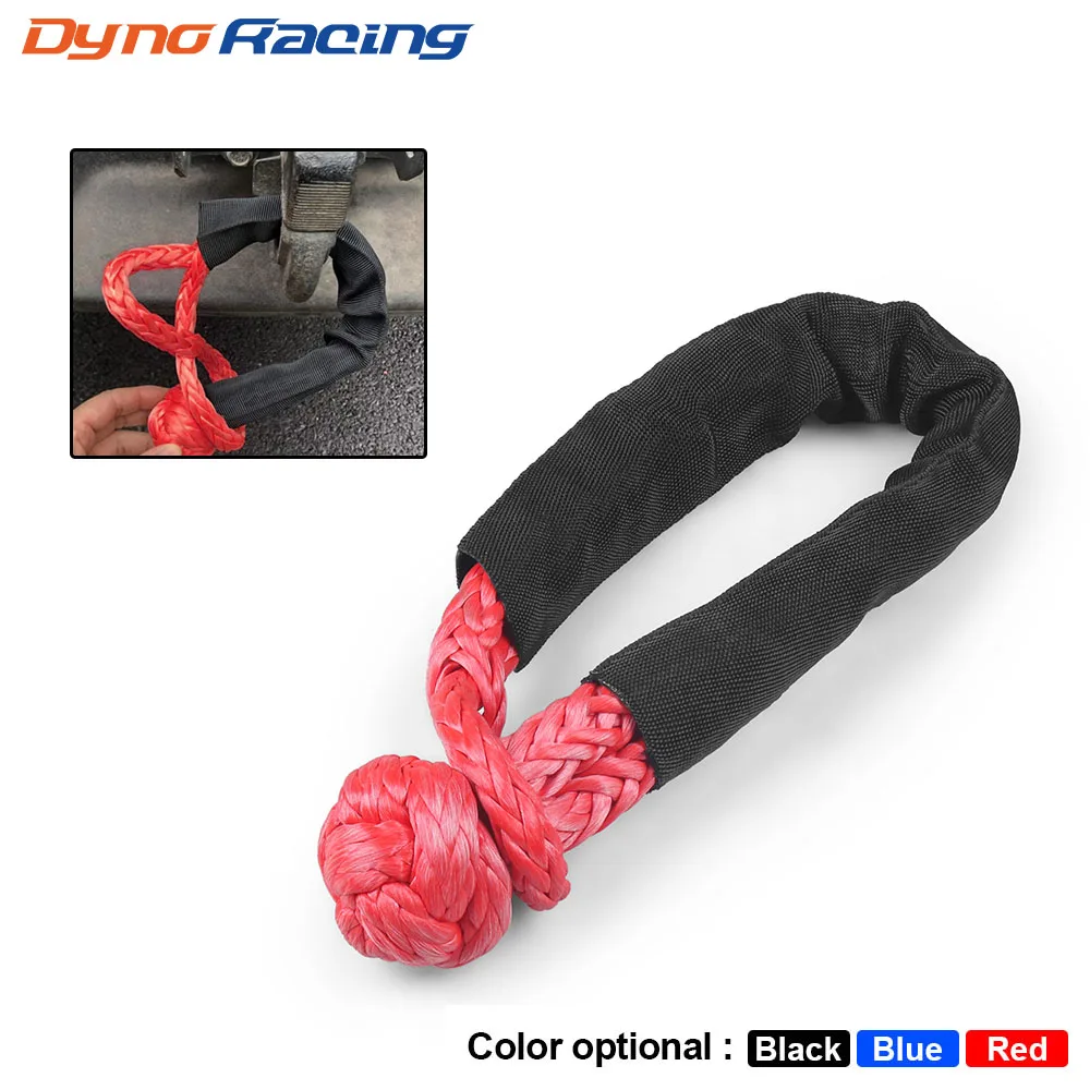 Soft Shackle 17ton 37400lbs Atv Utv Tow Trailer Hook U Hook Winch Rope Knot Polyethylene Rope Rescue Refitting Self Rescue