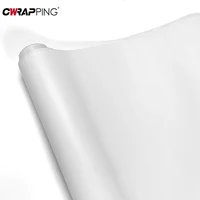 Matte White Vinyl Car Wrap Film Foil Sticker Universal Self-adhesion Waterproof Protection Film for Car Motorcycle Accessories 2