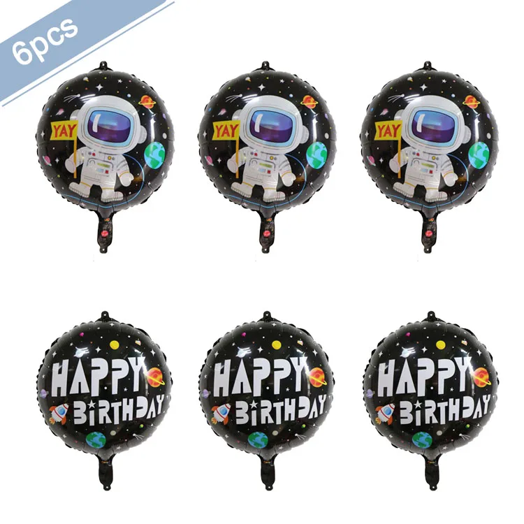 thumbnail image 1 of Decoración para tarta de astronauta, planetas, adornos para tarta de astronauta, adornos para hornear para niños, universo, espacio exterior, suministros para fiesta de cumpleaños, 1 of 5