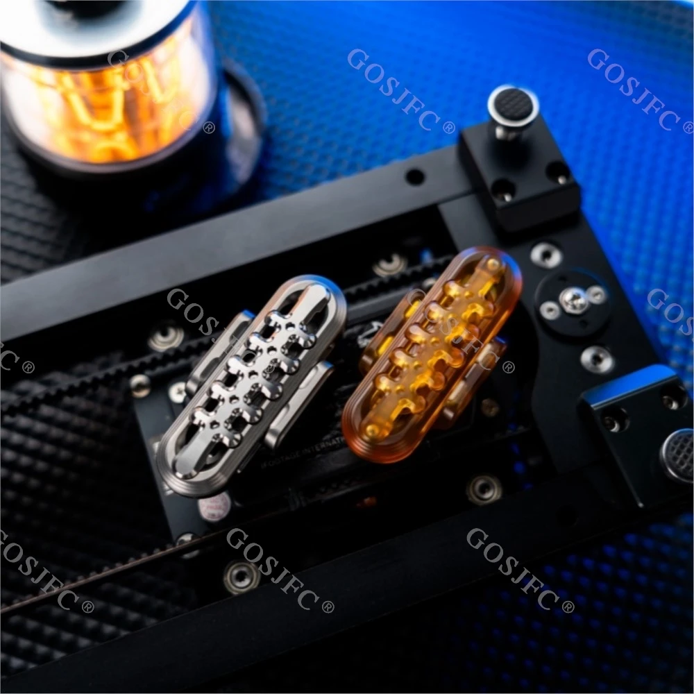 WANWU EDC 外骨格金属機械式フィジェットスライダーストレスリリーフ