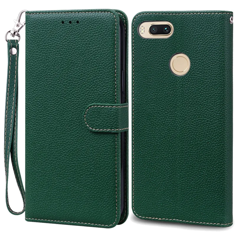 Leather Wallet Flip Case - Elegant Protective Cover with Bumper Coque and Storage Pockets