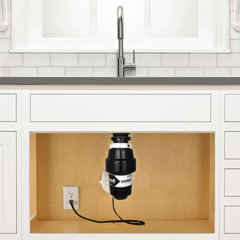 220V Household Food Garbage Disposal Food Residue Crusher Sewer Rubbish Disposal Crusher Grinder Kitchen Sink Appliance Home 3