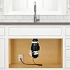 220V Household Food Garbage Disposal Food Residue Crusher Sewer Rubbish Disposal Crusher Grinder Kitchen Sink Appliance Home 3