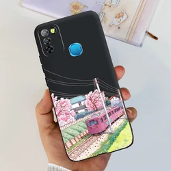Luxury Painted Bumper Phone Case - Stylish Protective Back Cover for Infinix Smart 5 (653)