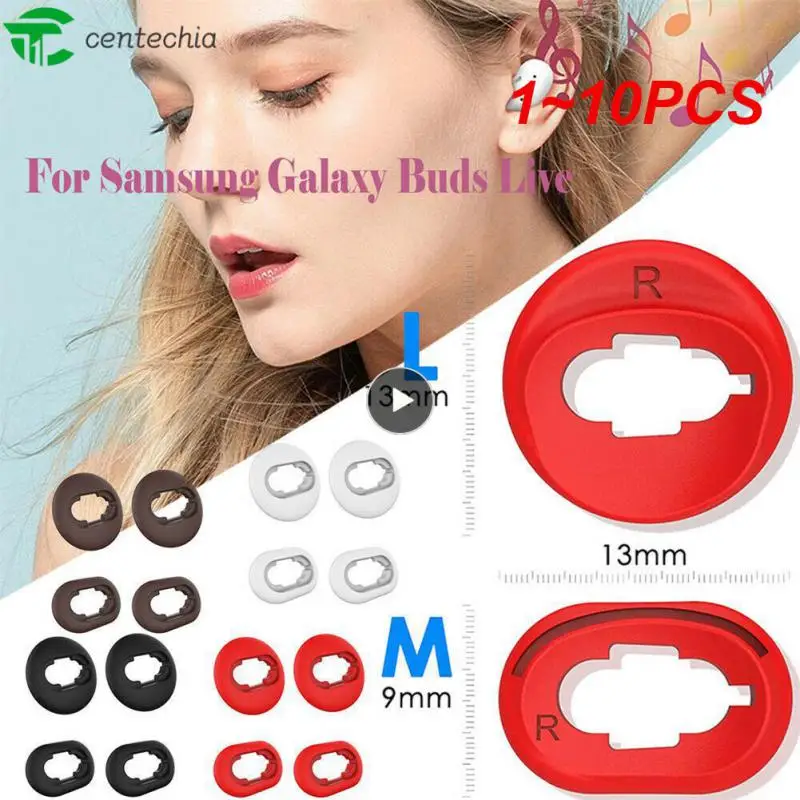 1 ~ 10 Pezzi Per Galaxy Buds Live Ear Tips Adattatore In Silicone Auricolari Di Ricambio Per Auricolari Per Galaxy Buds Accessori Dal Vivo