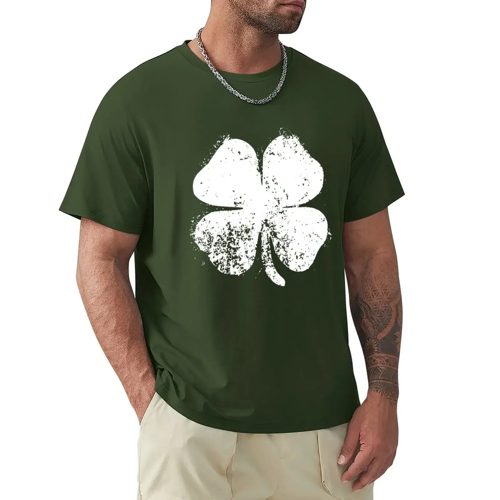 

Lucky Shamrock St. Paddy’s Day T-Shirt vintage Blouse mens vintage t shirts