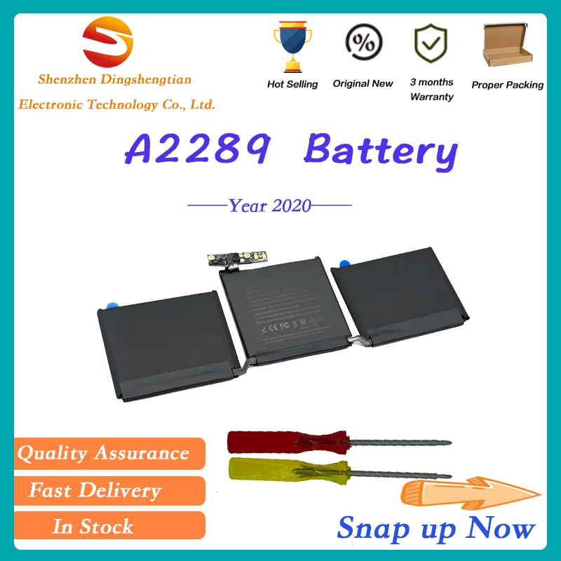 

Original Genuine Battery for 2020 13" Touch Bar For Macbook Pro A2289 Battery A2171 Replacement Repair